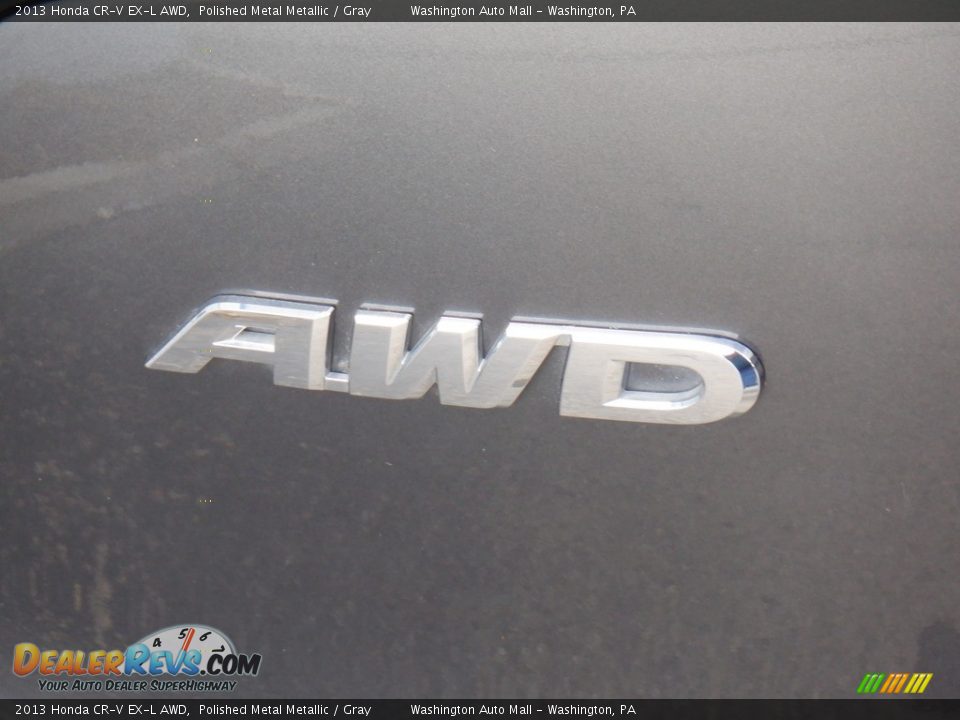 2013 Honda CR-V EX-L AWD Polished Metal Metallic / Gray Photo #10