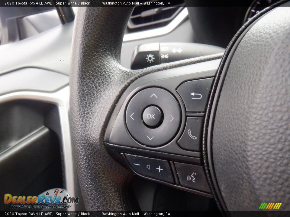 2020 Toyota RAV4 LE AWD Steering Wheel Photo #8
