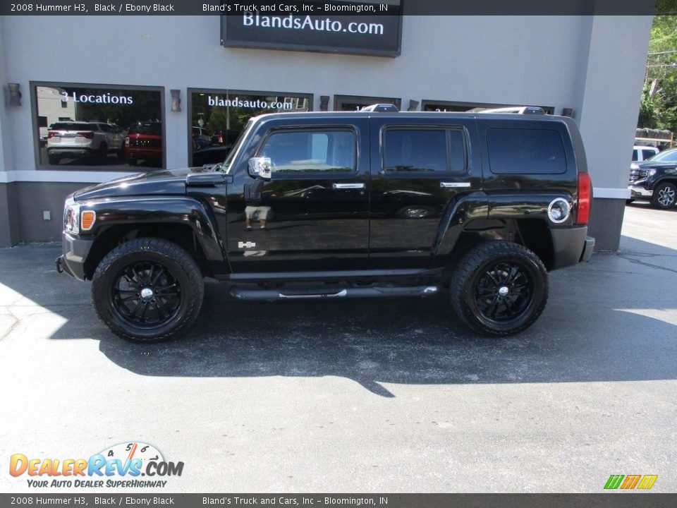 2008 Hummer H3 Black / Ebony Black Photo #1