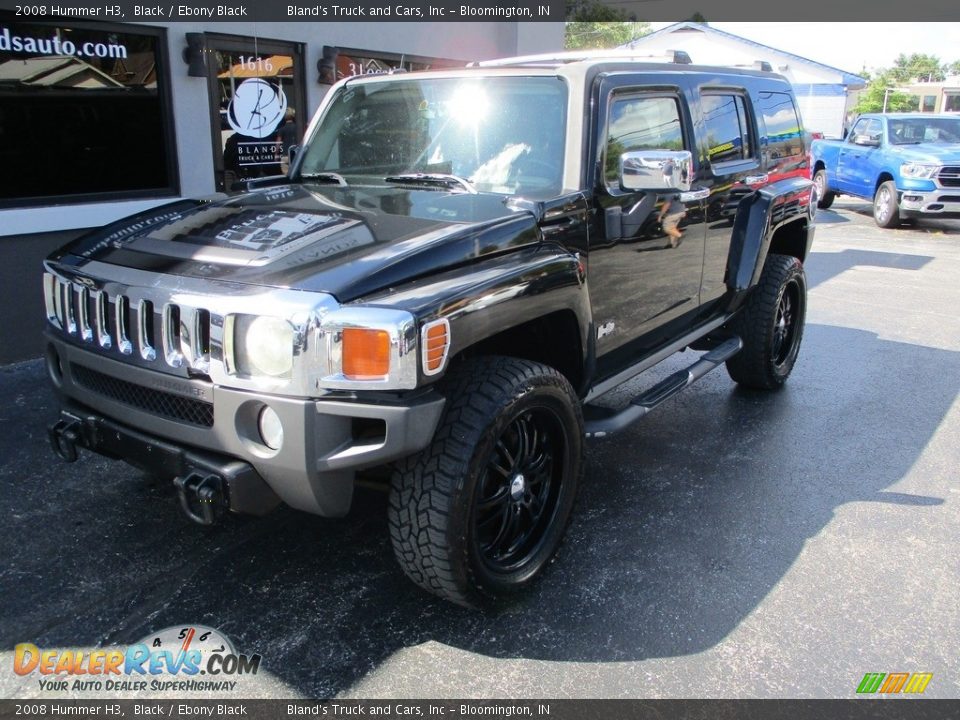 2008 Hummer H3 Black / Ebony Black Photo #2