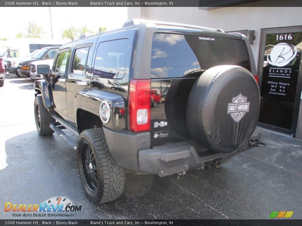 2008 Hummer H3 Black / Ebony Black Photo #3