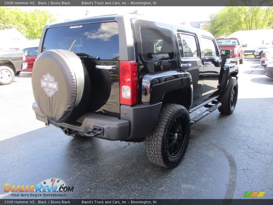 2008 Hummer H3 Black / Ebony Black Photo #4