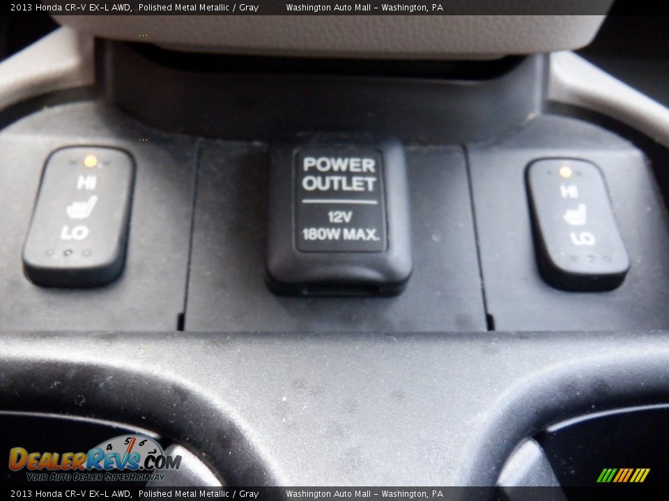 2013 Honda CR-V EX-L AWD Polished Metal Metallic / Gray Photo #19