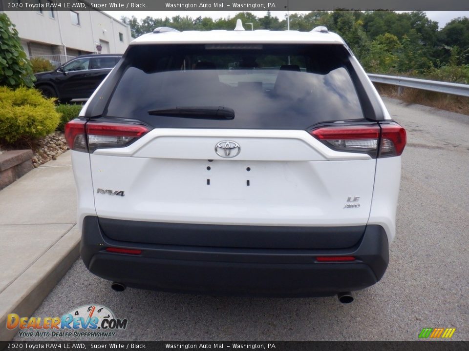 2020 Toyota RAV4 LE AWD Super White / Black Photo #15