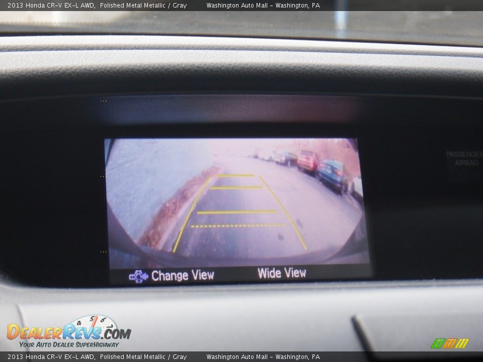 2013 Honda CR-V EX-L AWD Polished Metal Metallic / Gray Photo #21
