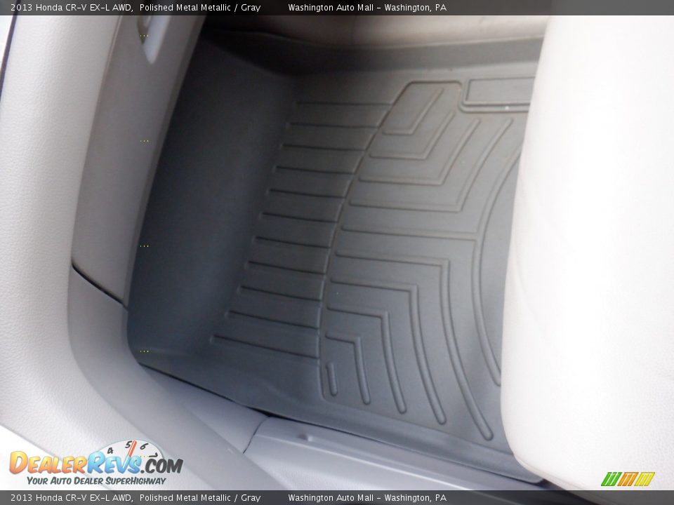 2013 Honda CR-V EX-L AWD Polished Metal Metallic / Gray Photo #22