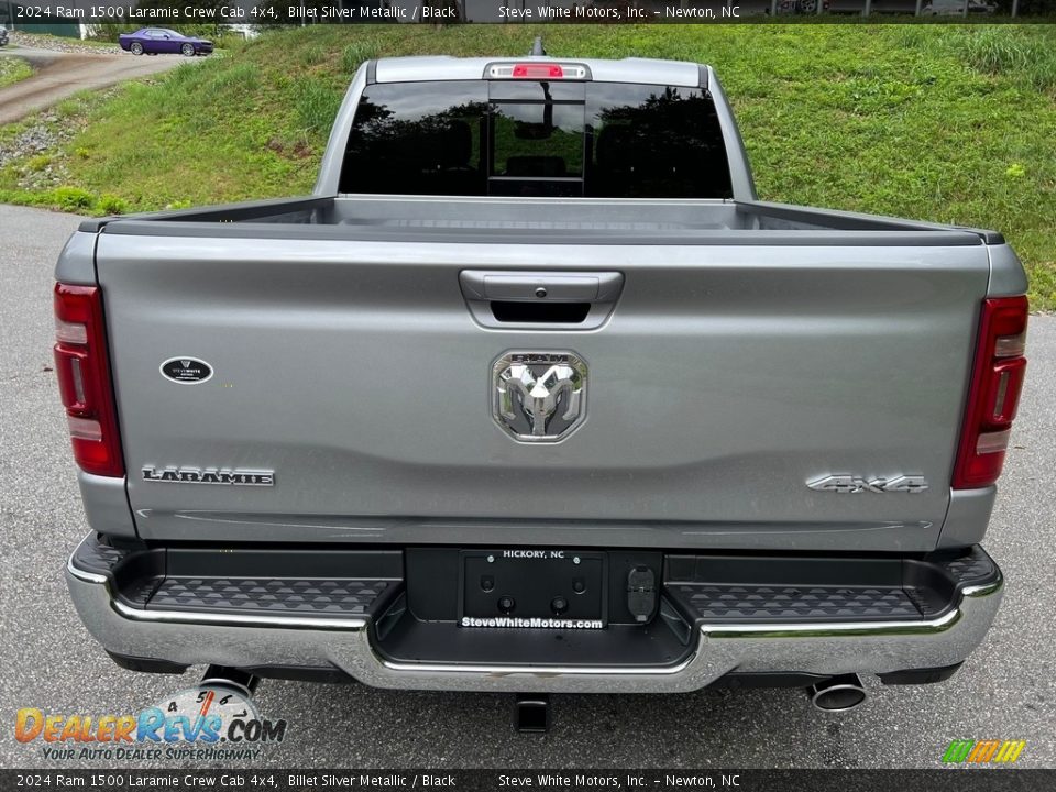 2024 Ram 1500 Laramie Crew Cab 4x4 Billet Silver Metallic / Black Photo #7