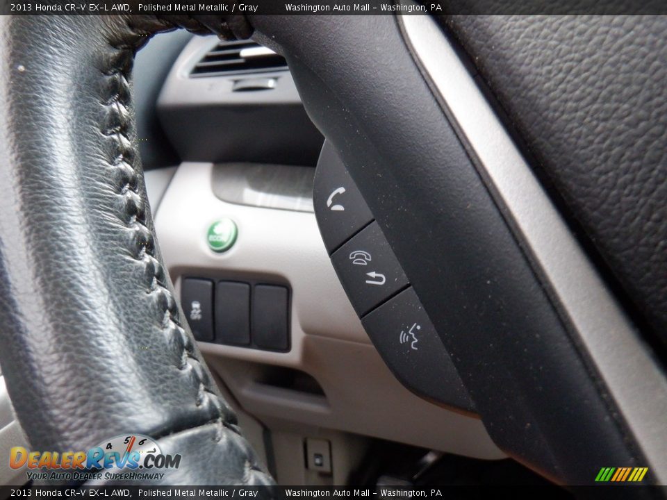 2013 Honda CR-V EX-L AWD Polished Metal Metallic / Gray Photo #25