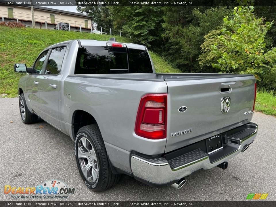 2024 Ram 1500 Laramie Crew Cab 4x4 Billet Silver Metallic / Black Photo #9