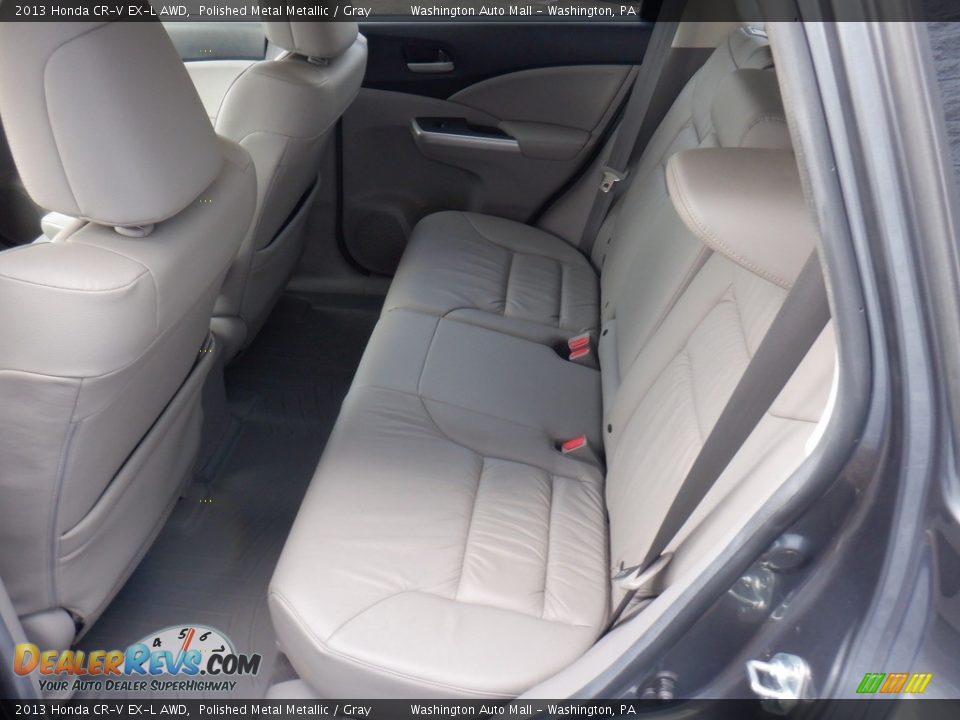 2013 Honda CR-V EX-L AWD Polished Metal Metallic / Gray Photo #27