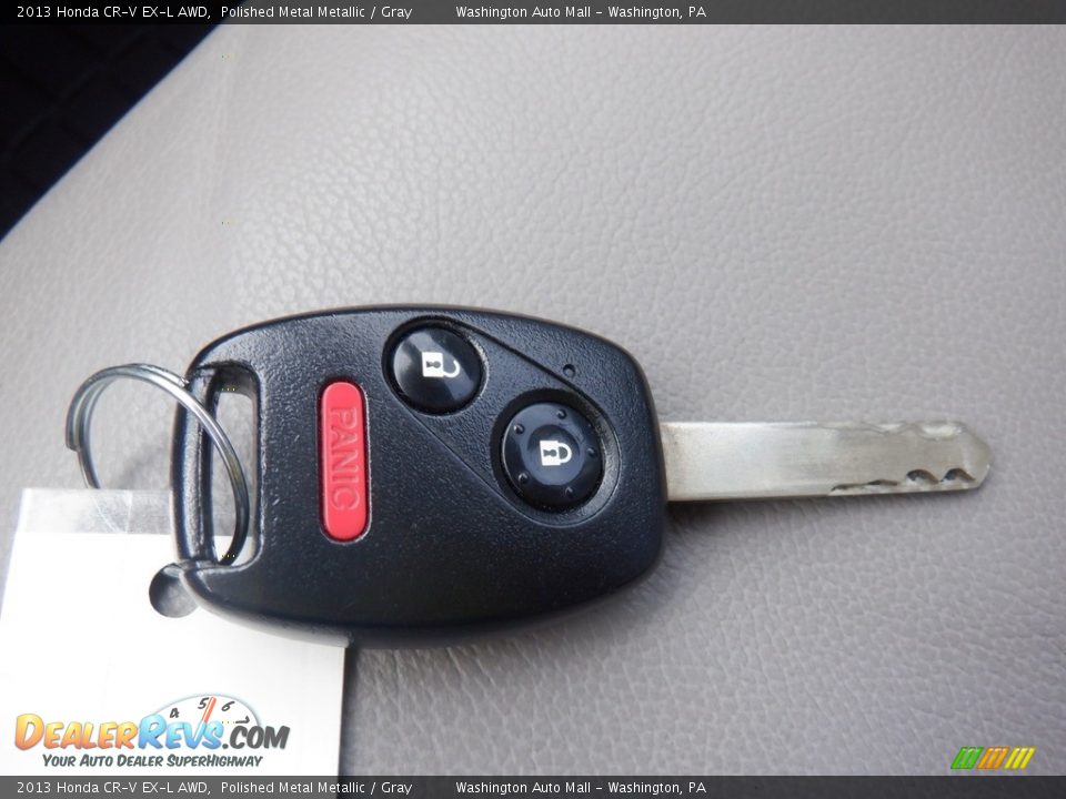 2013 Honda CR-V EX-L AWD Polished Metal Metallic / Gray Photo #30