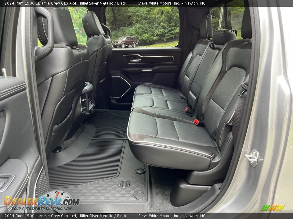 Rear Seat of 2024 Ram 1500 Laramie Crew Cab 4x4 Photo #15