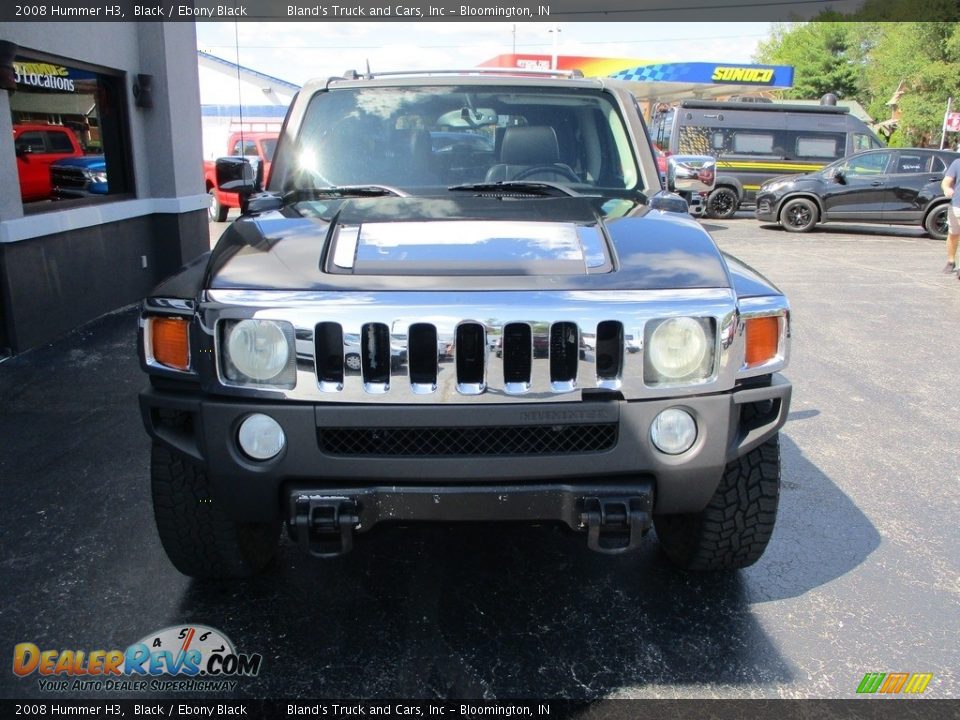 2008 Hummer H3 Black / Ebony Black Photo #22