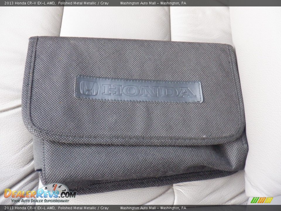 2013 Honda CR-V EX-L AWD Polished Metal Metallic / Gray Photo #31