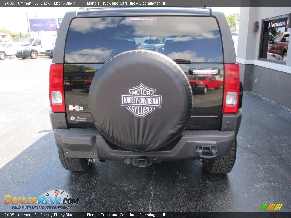 2008 Hummer H3 Black / Ebony Black Photo #26