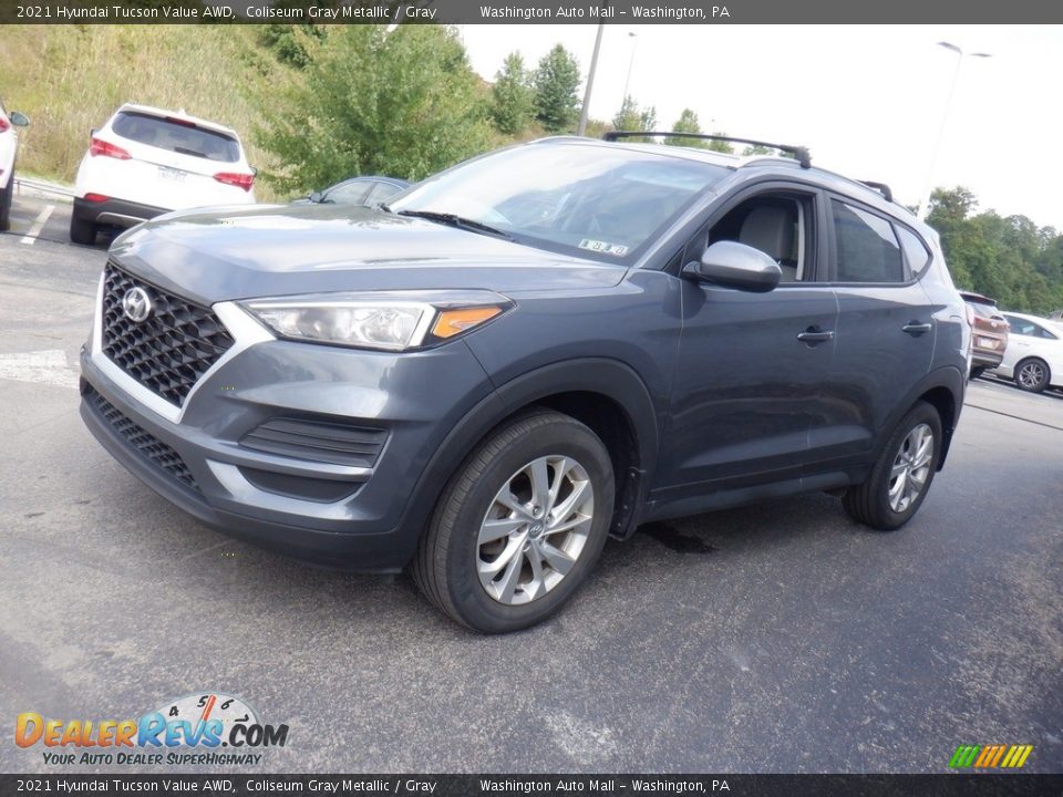 2021 Hyundai Tucson Value AWD Coliseum Gray Metallic / Gray Photo #4