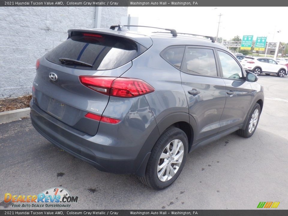 2021 Hyundai Tucson Value AWD Coliseum Gray Metallic / Gray Photo #7