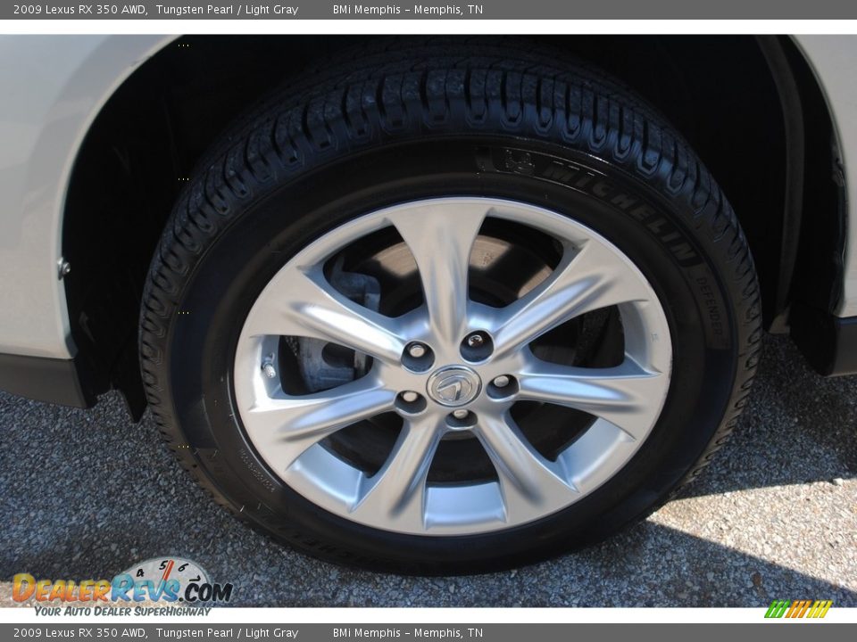 2009 Lexus RX 350 AWD Tungsten Pearl / Light Gray Photo #31