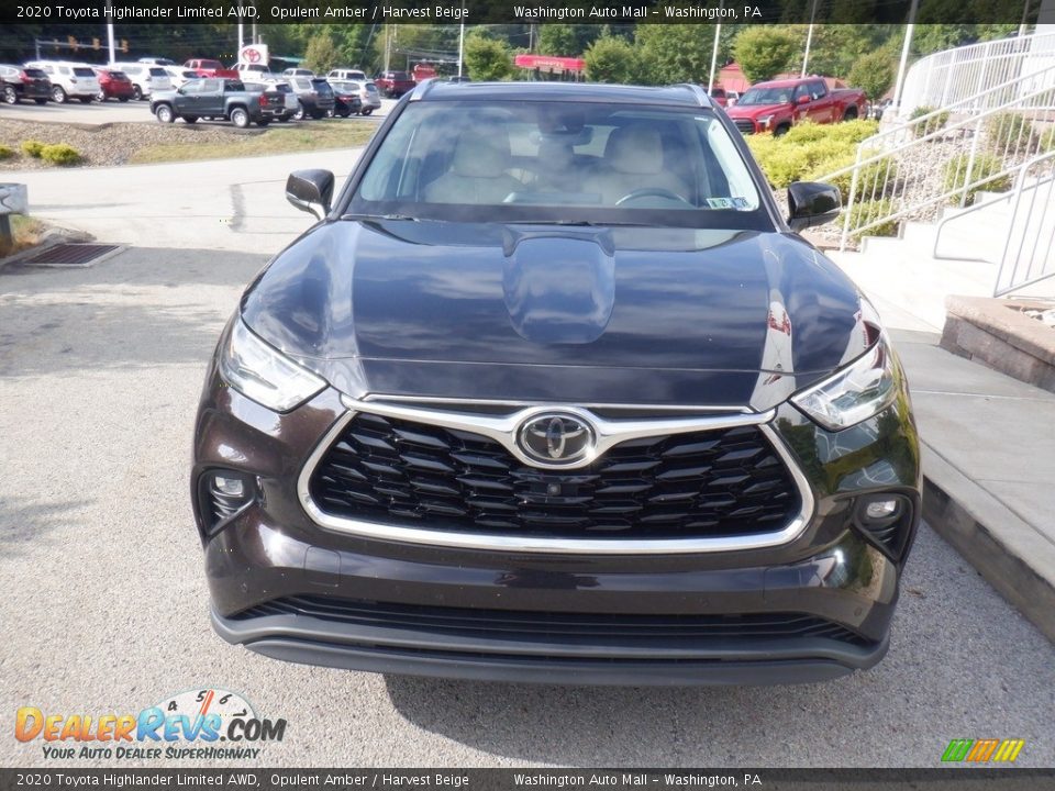 2020 Toyota Highlander Limited AWD Opulent Amber / Harvest Beige Photo #13