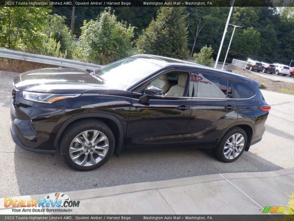 2020 Toyota Highlander Limited AWD Opulent Amber / Harvest Beige Photo #15