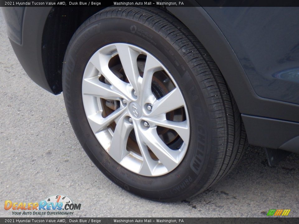 2021 Hyundai Tucson Value AWD Dusk Blue / Beige Photo #3