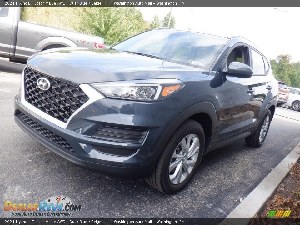 2021 Hyundai Tucson Value AWD Dusk Blue / Beige Photo #5