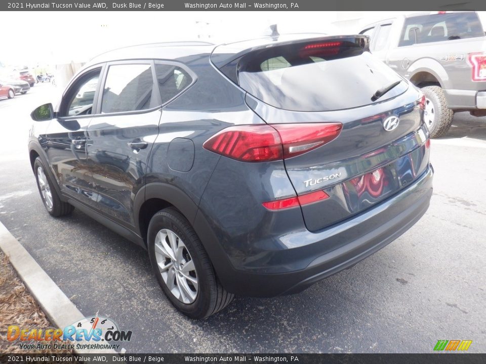 2021 Hyundai Tucson Value AWD Dusk Blue / Beige Photo #6