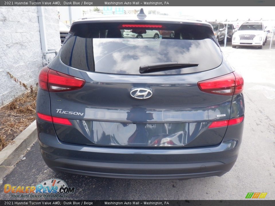 2021 Hyundai Tucson Value AWD Dusk Blue / Beige Photo #7