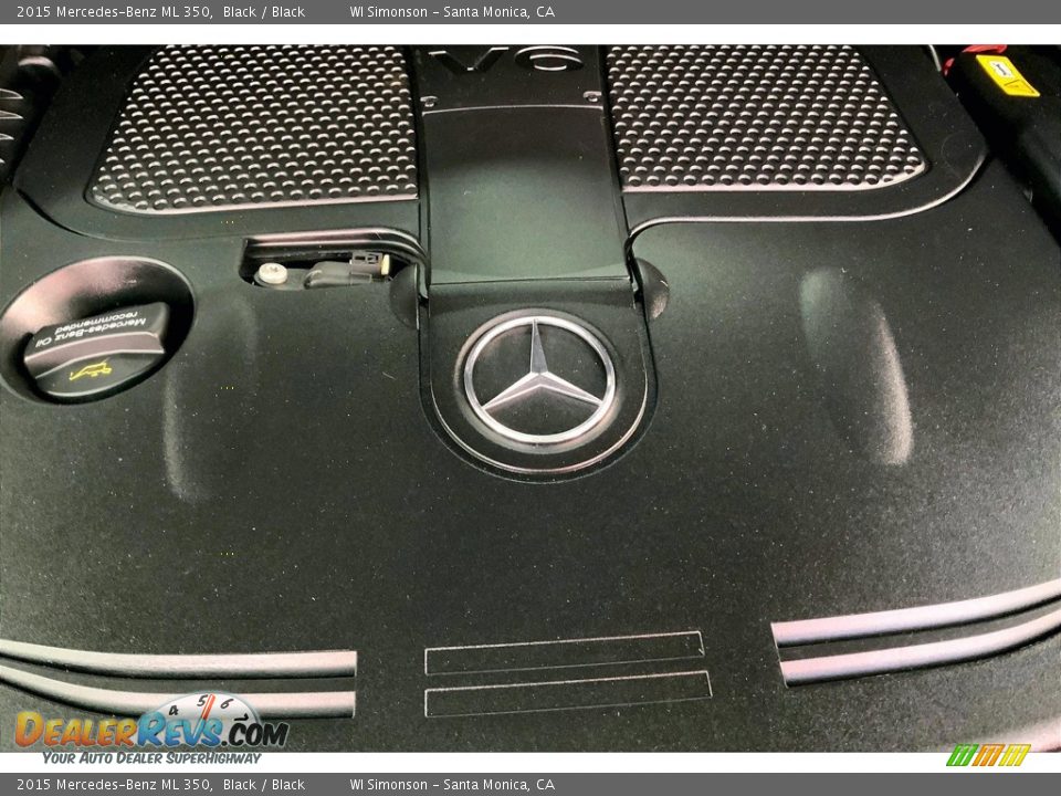 2015 Mercedes-Benz ML 350 Black / Black Photo #32