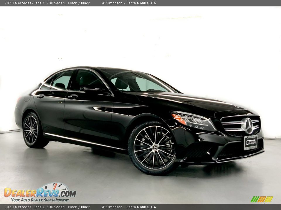 2020 Mercedes-Benz C 300 Sedan Black / Black Photo #2