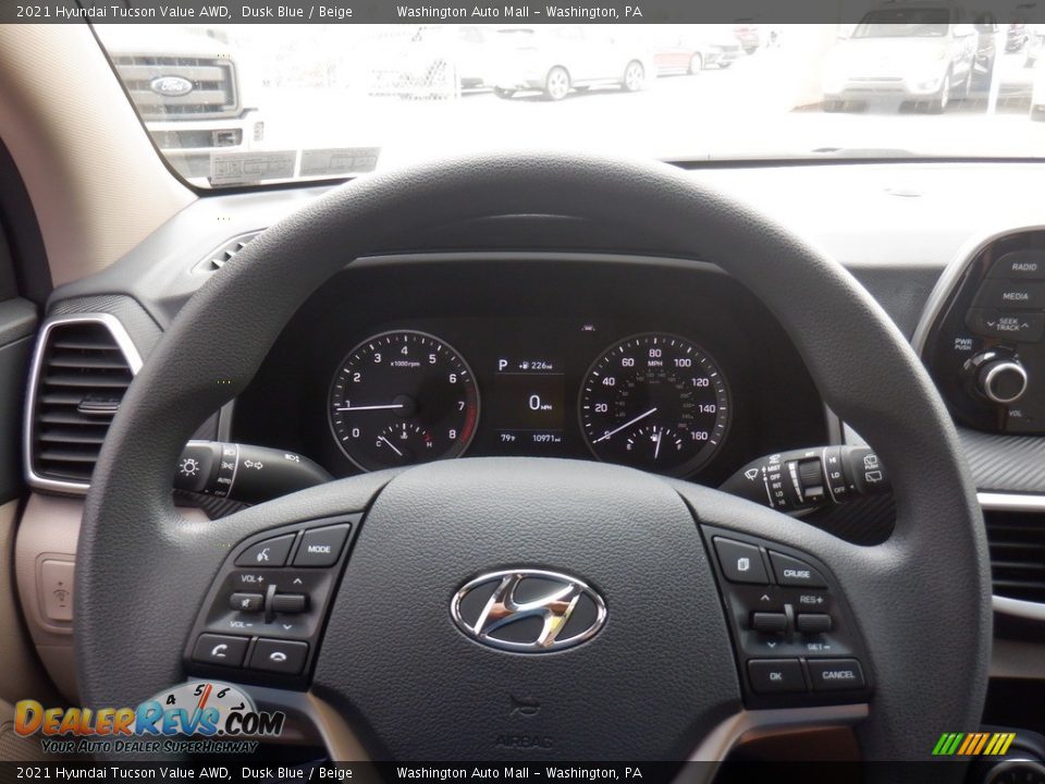 2021 Hyundai Tucson Value AWD Dusk Blue / Beige Photo #28