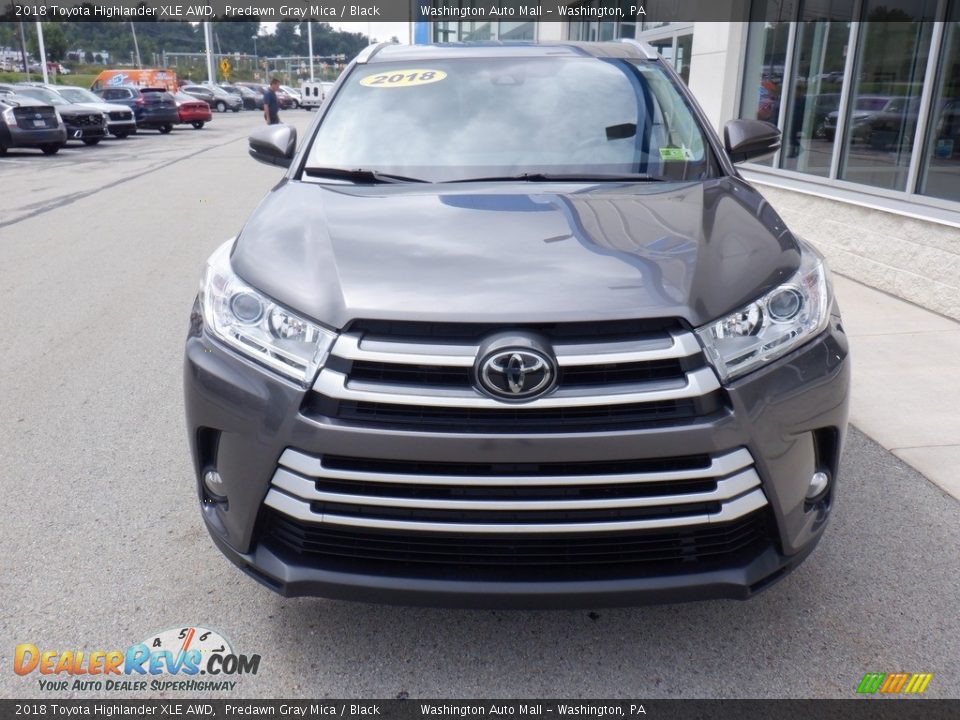 2018 Toyota Highlander XLE AWD Predawn Gray Mica / Black Photo #5