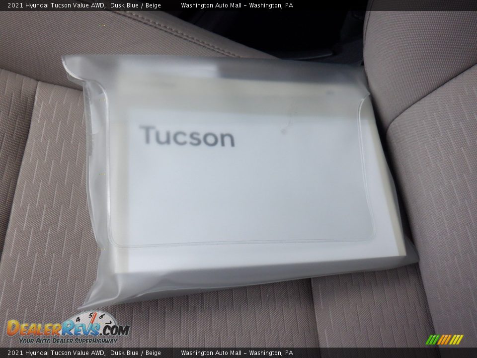 2021 Hyundai Tucson Value AWD Dusk Blue / Beige Photo #34