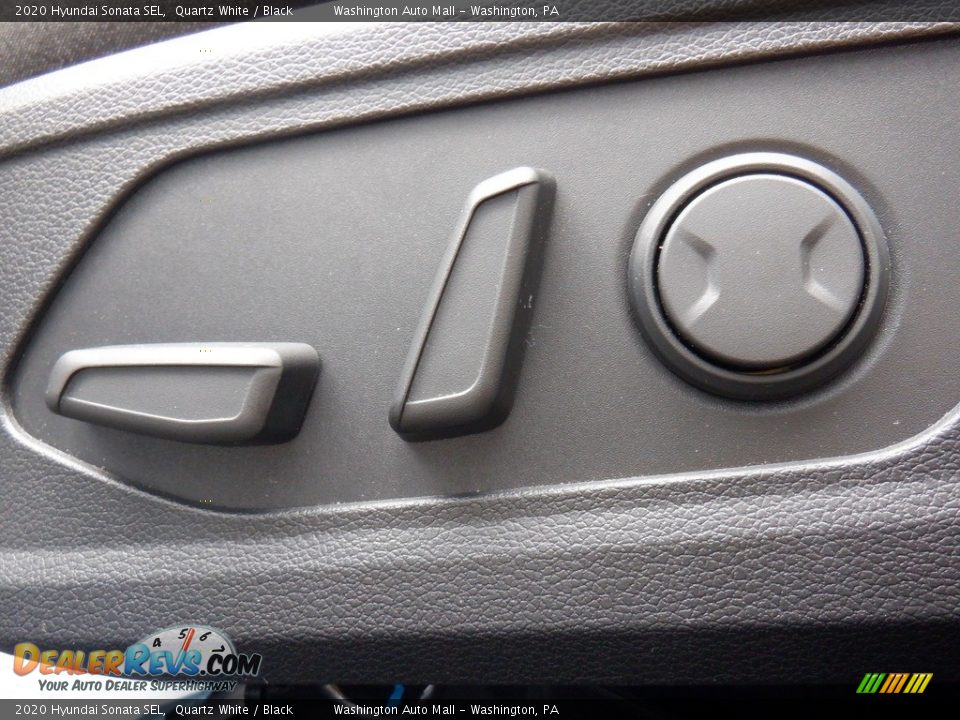 2020 Hyundai Sonata SEL Quartz White / Black Photo #11