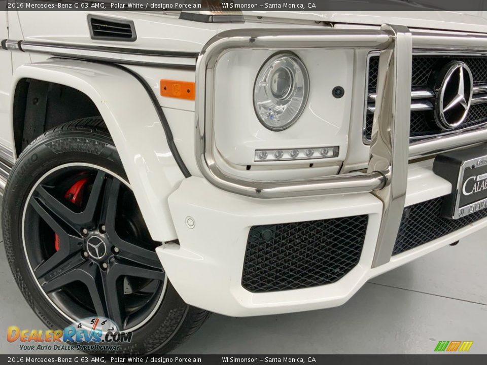 2016 Mercedes-Benz G 63 AMG Polar White / designo Porcelain Photo #3