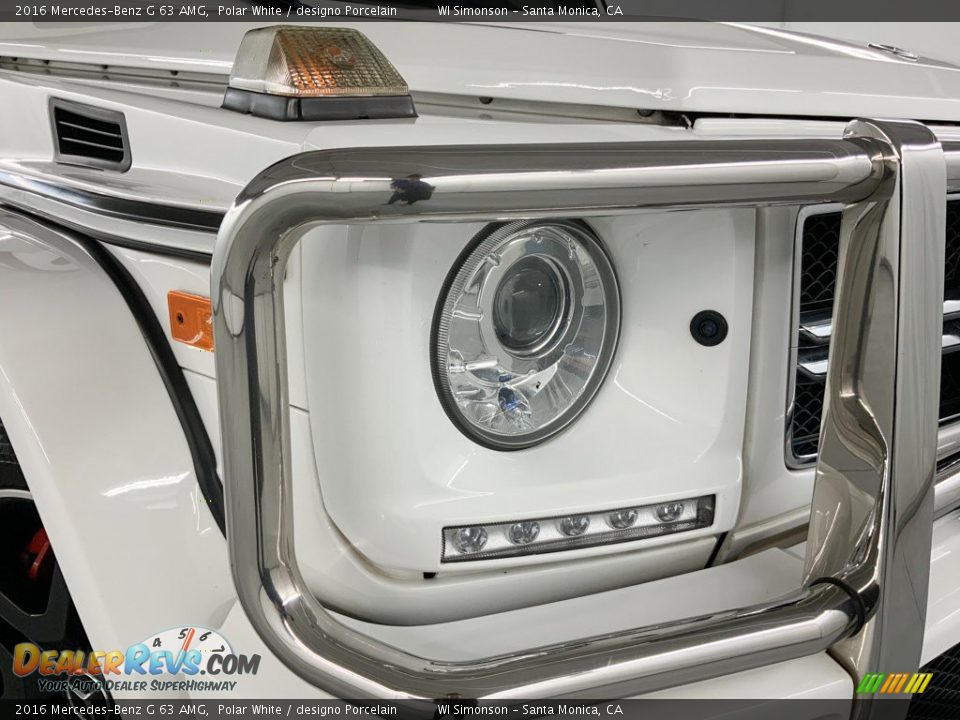 2016 Mercedes-Benz G 63 AMG Polar White / designo Porcelain Photo #4