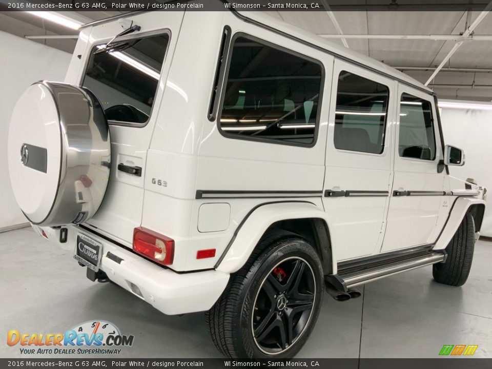 2016 Mercedes-Benz G 63 AMG Polar White / designo Porcelain Photo #5