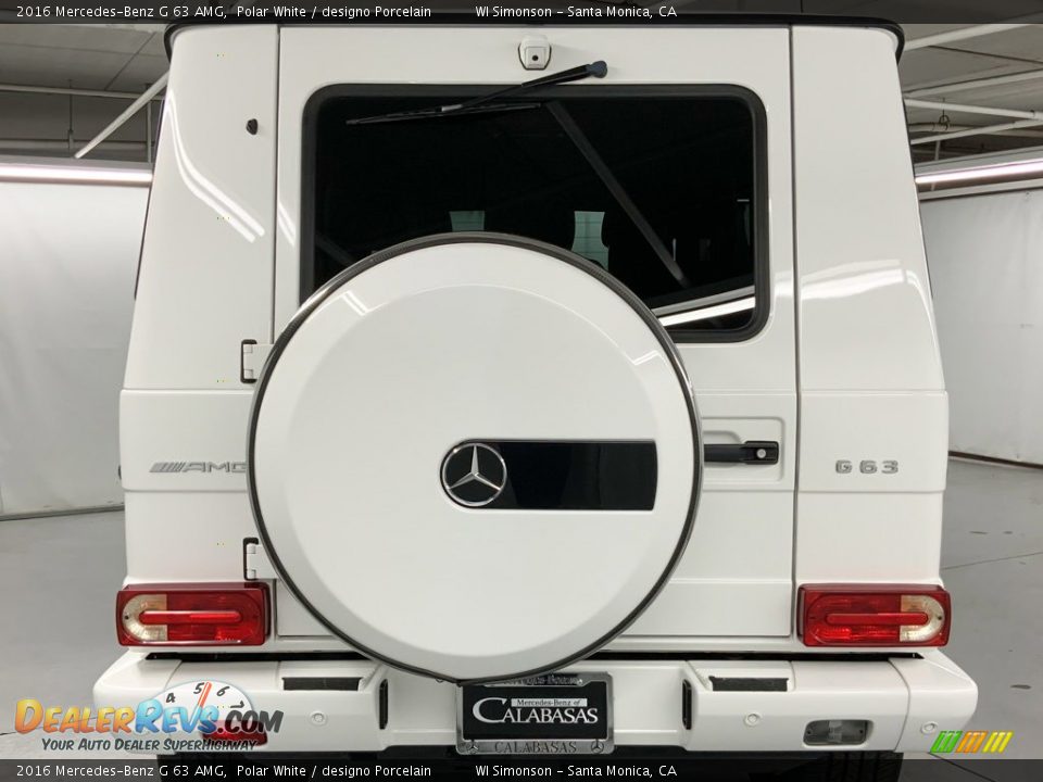 2016 Mercedes-Benz G 63 AMG Polar White / designo Porcelain Photo #7