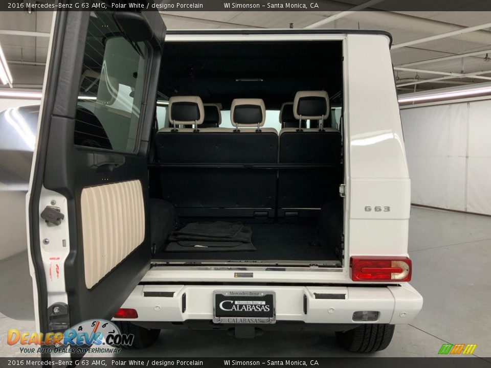 2016 Mercedes-Benz G 63 AMG Polar White / designo Porcelain Photo #8