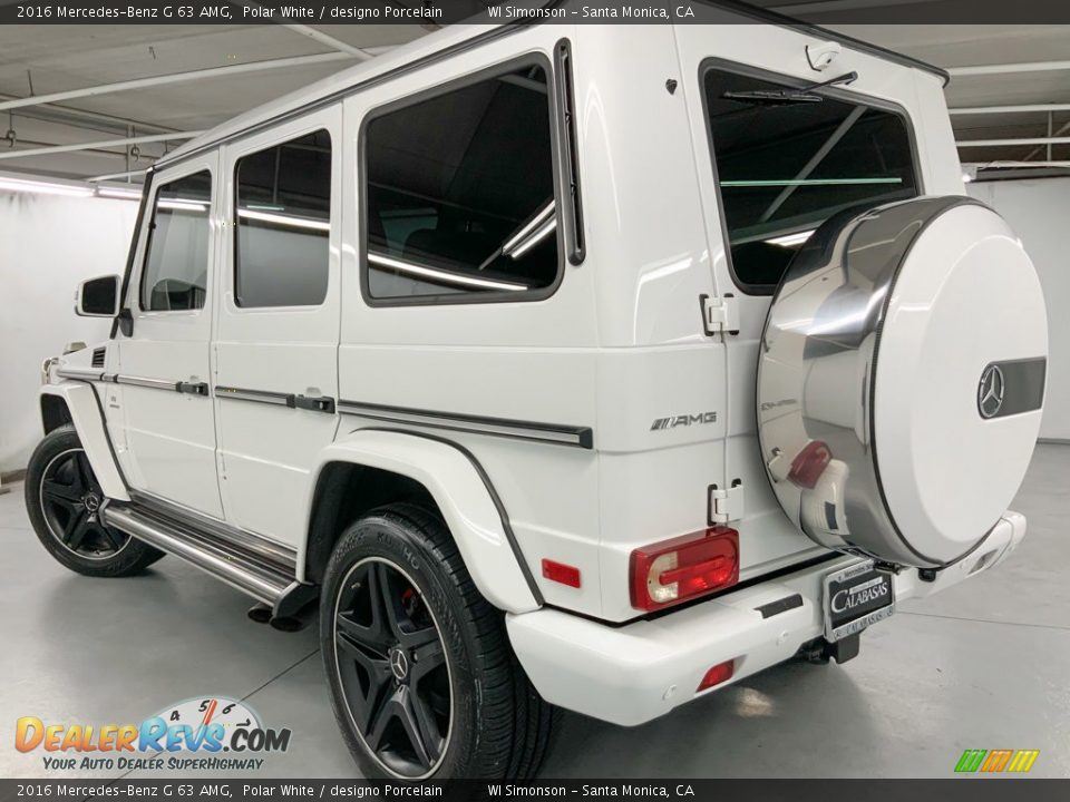 2016 Mercedes-Benz G 63 AMG Polar White / designo Porcelain Photo #13