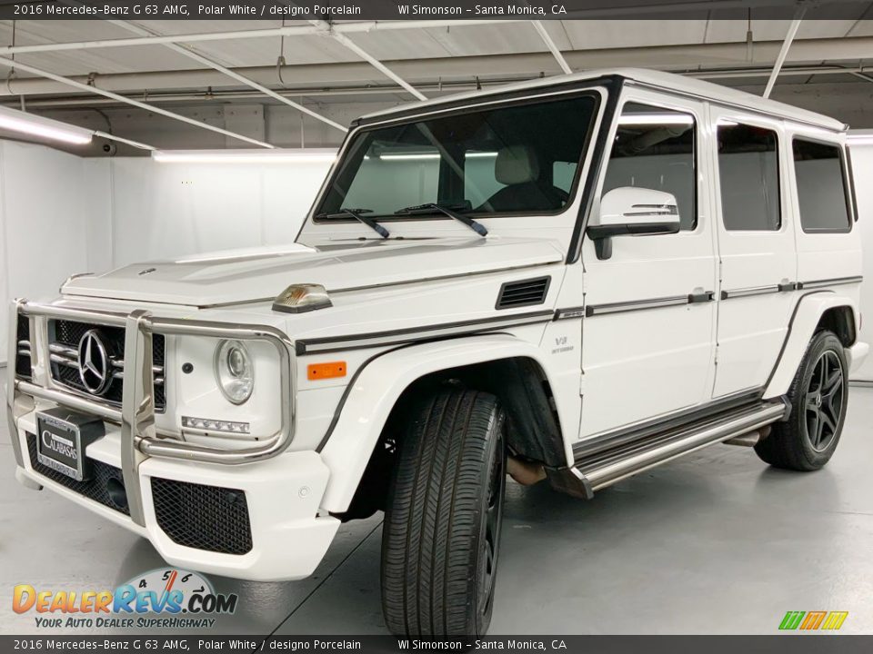 2016 Mercedes-Benz G 63 AMG Polar White / designo Porcelain Photo #14