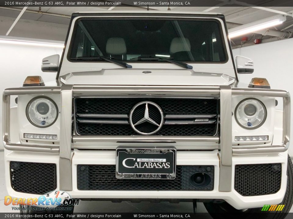 2016 Mercedes-Benz G 63 AMG Polar White / designo Porcelain Photo #16