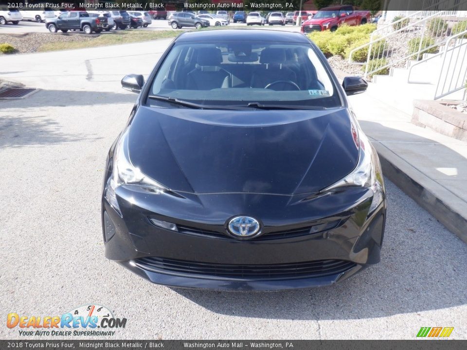 2018 Toyota Prius Four Midnight Black Metallic / Black Photo #11