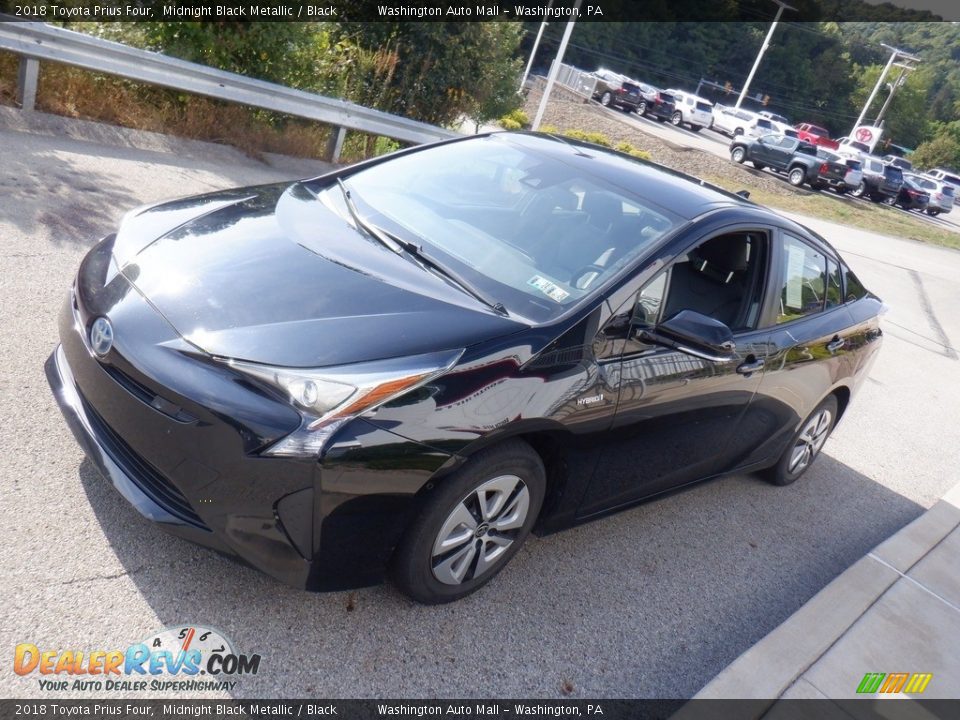 2018 Toyota Prius Four Midnight Black Metallic / Black Photo #12