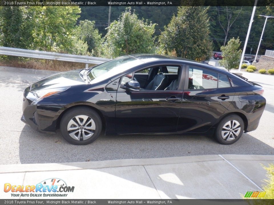 2018 Toyota Prius Four Midnight Black Metallic / Black Photo #13