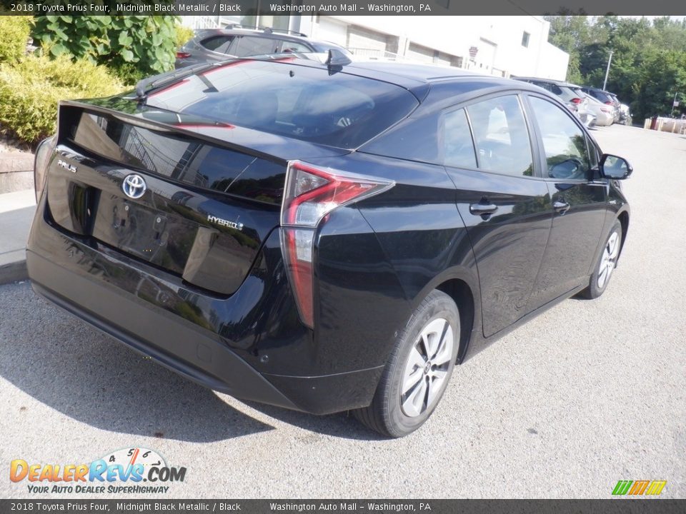 2018 Toyota Prius Four Midnight Black Metallic / Black Photo #16