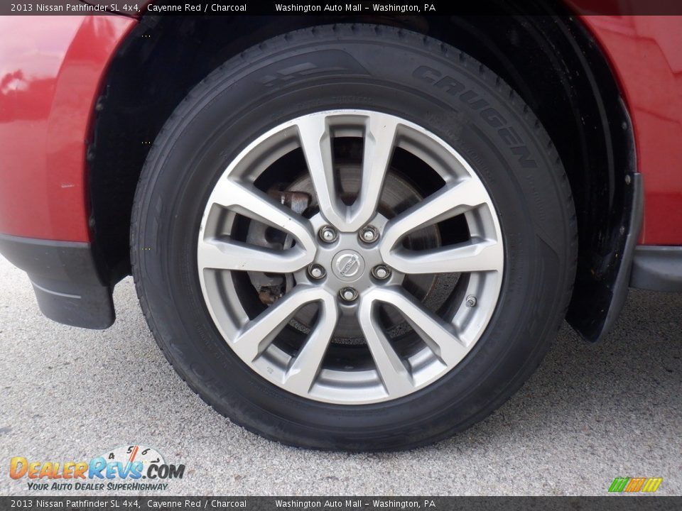 2013 Nissan Pathfinder SL 4x4 Cayenne Red / Charcoal Photo #6