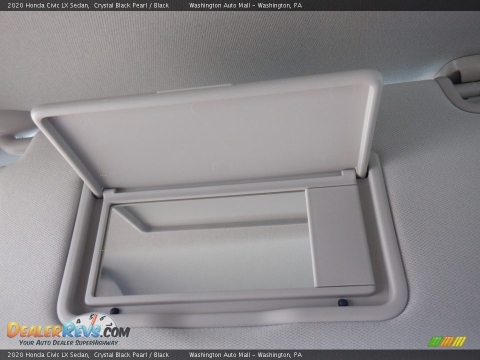 2020 Honda Civic LX Sedan Crystal Black Pearl / Black Photo #13