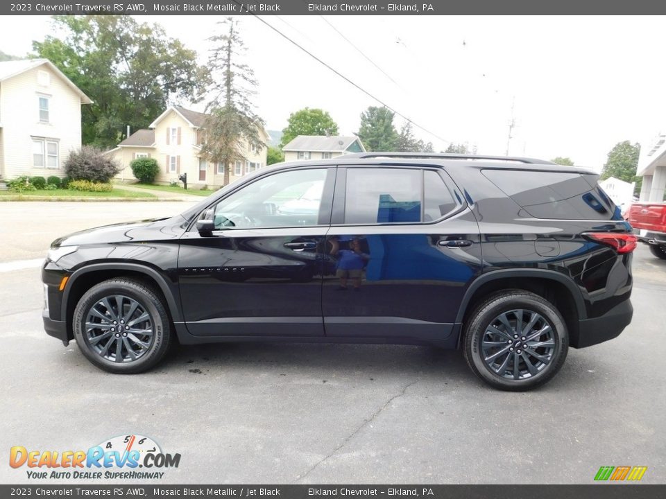 Mosaic Black Metallic 2023 Chevrolet Traverse RS AWD Photo #12