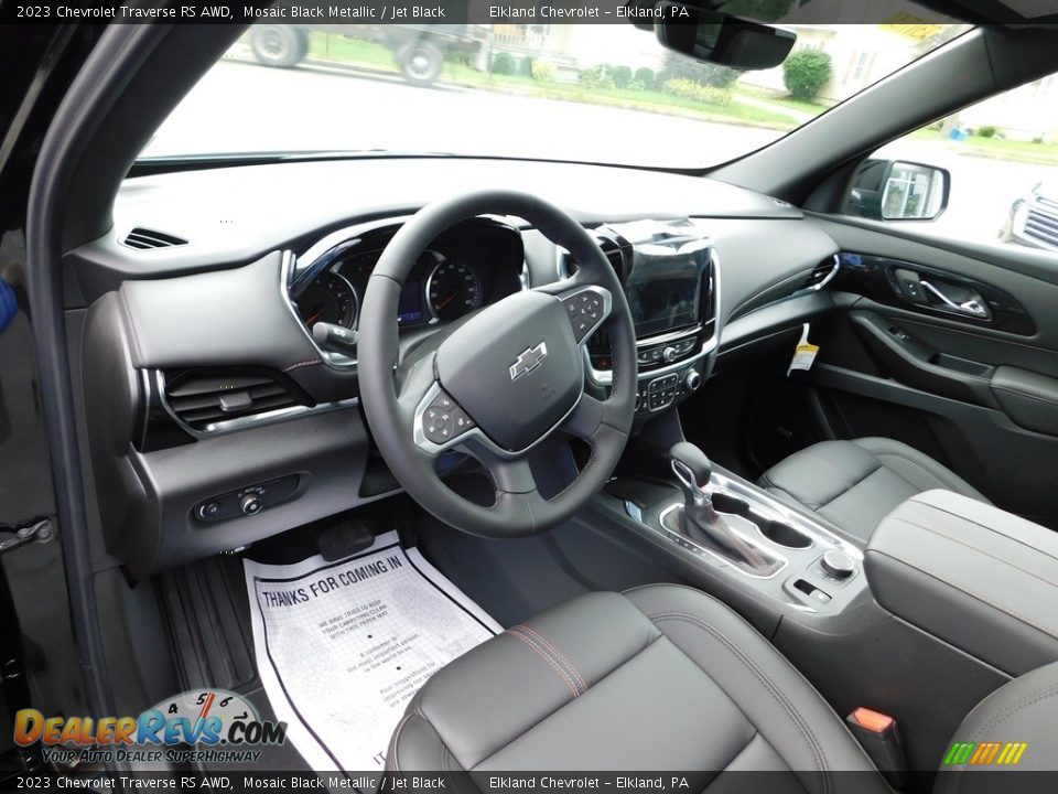 Jet Black Interior - 2023 Chevrolet Traverse RS AWD Photo #21